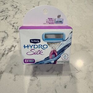 Schick Hydro Silk Razor Refills for Women - 4 Count - Moisturizing Blades‎